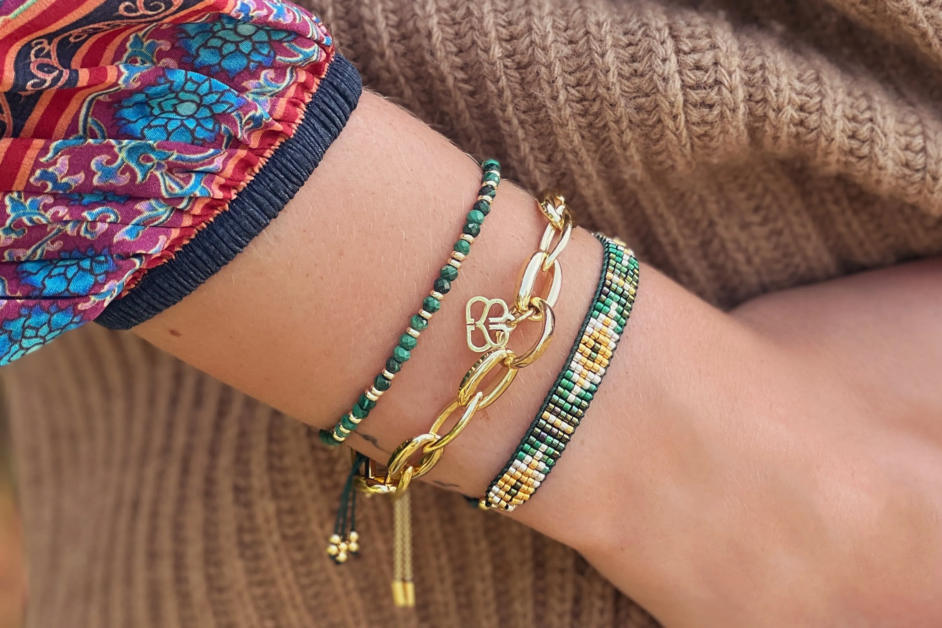 Gerbera Bracelet Stack