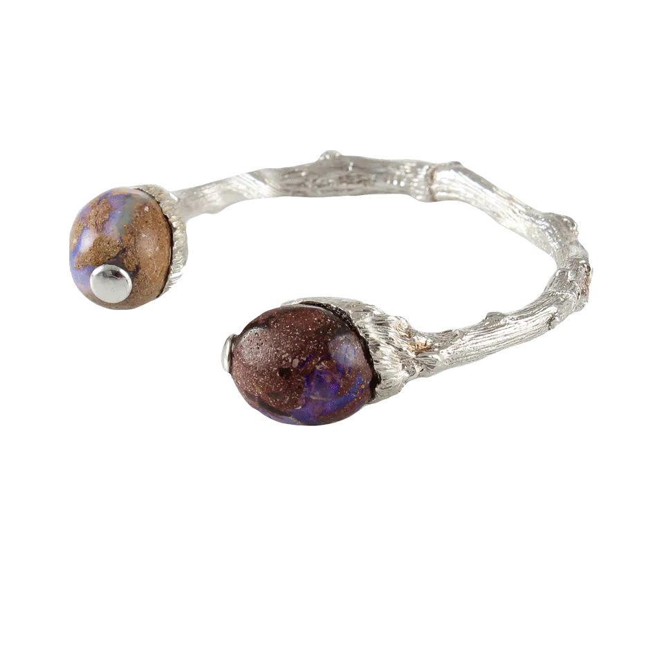 Large Twig and Jundah Opal Cuff