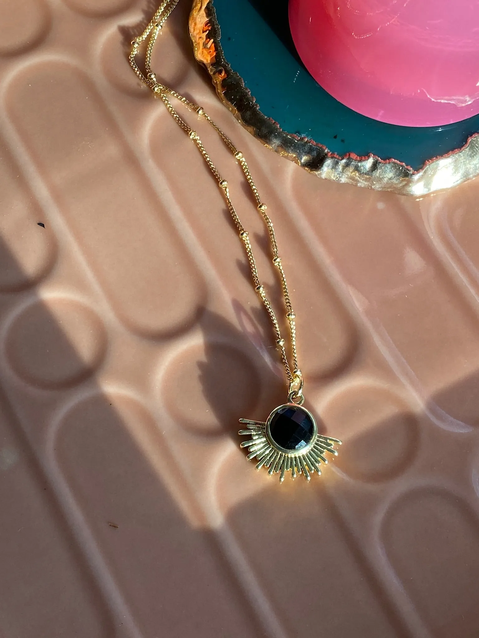 Persephone Pendant  | Onyx