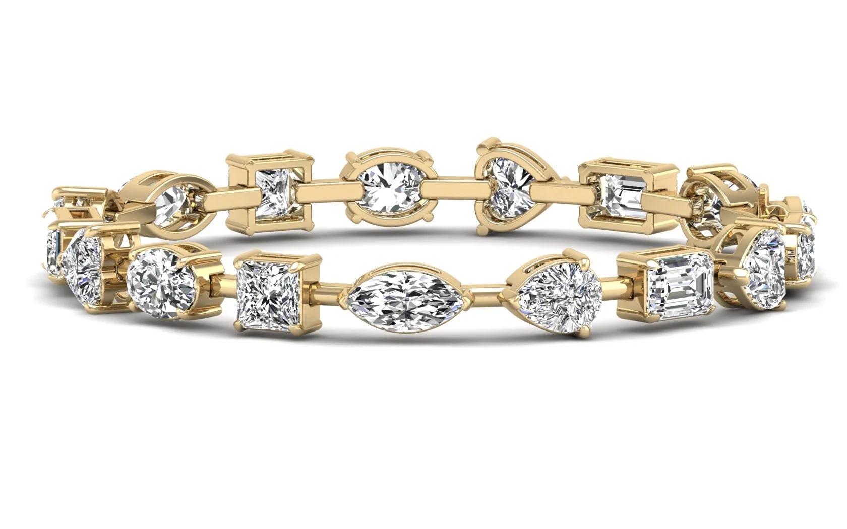 Tutti Frutti Designer Bracelet - 14.36 ct.