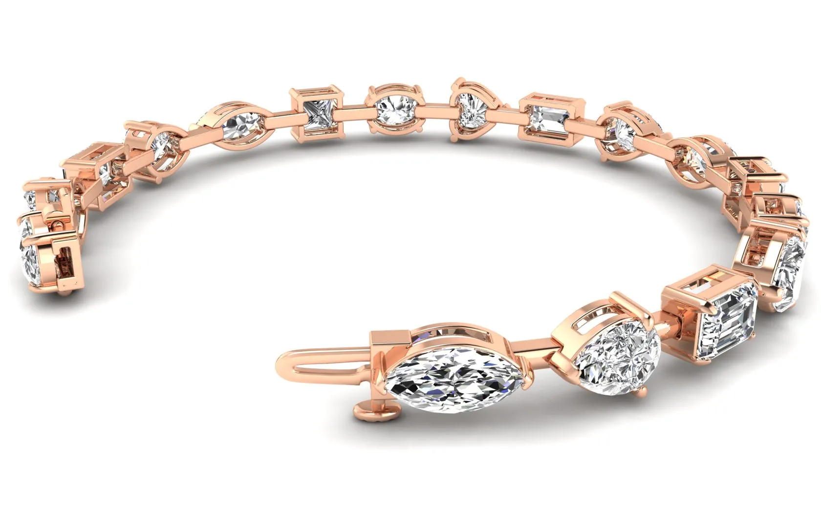 Tutti Frutti Designer Bracelet - 14.36 ct.