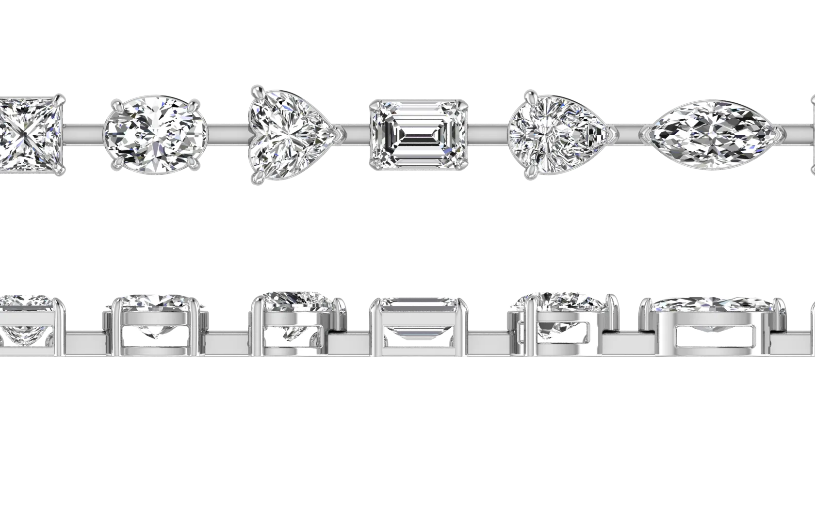 Tutti Frutti Designer Bracelet - 14.36 ct.