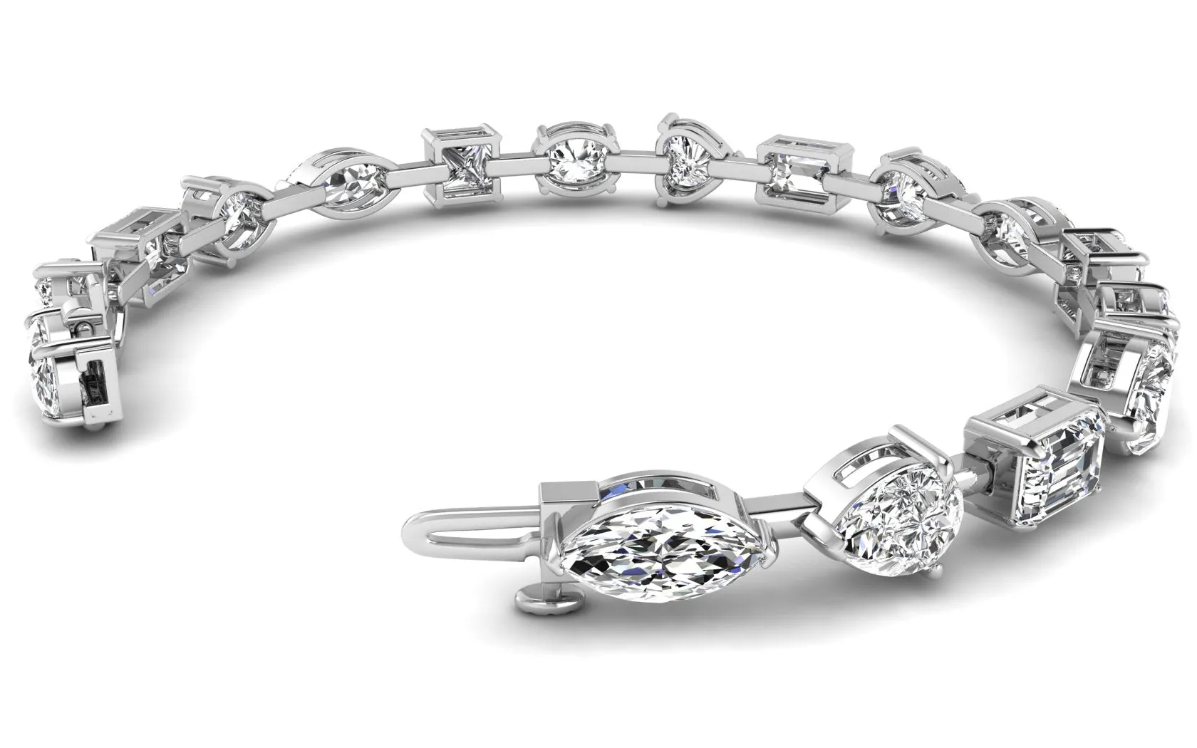 Tutti Frutti Designer Bracelet - 14.36 ct.