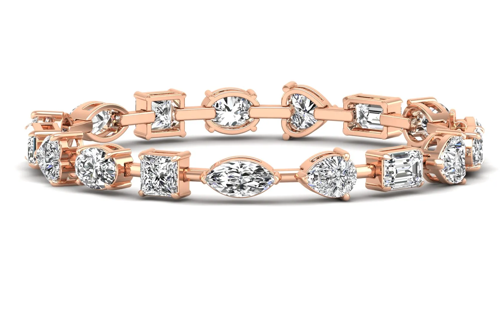 Tutti Frutti Designer Bracelet - 14.36 ct.